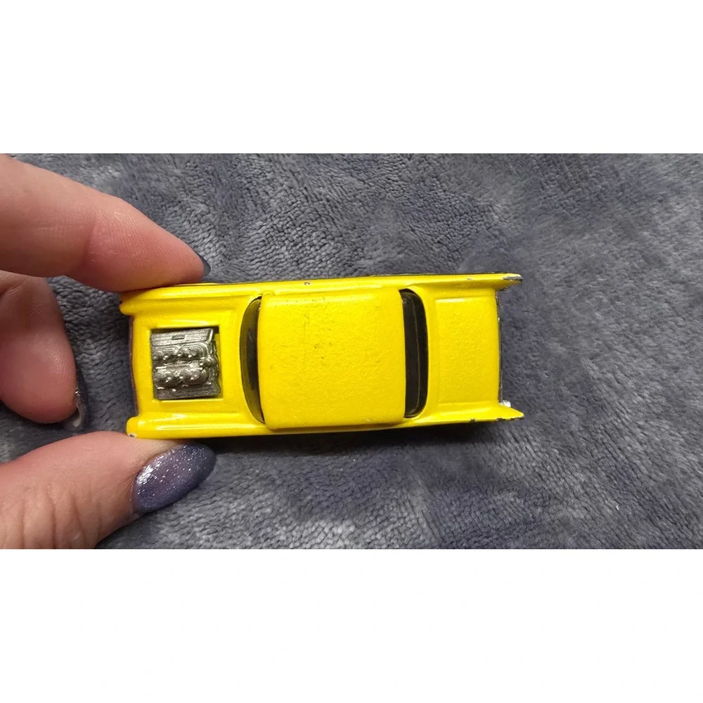 Hot Wheels 1976 Mattel 57 Chevy Yellow Diecast Car Vintage Gasser Hot Rod